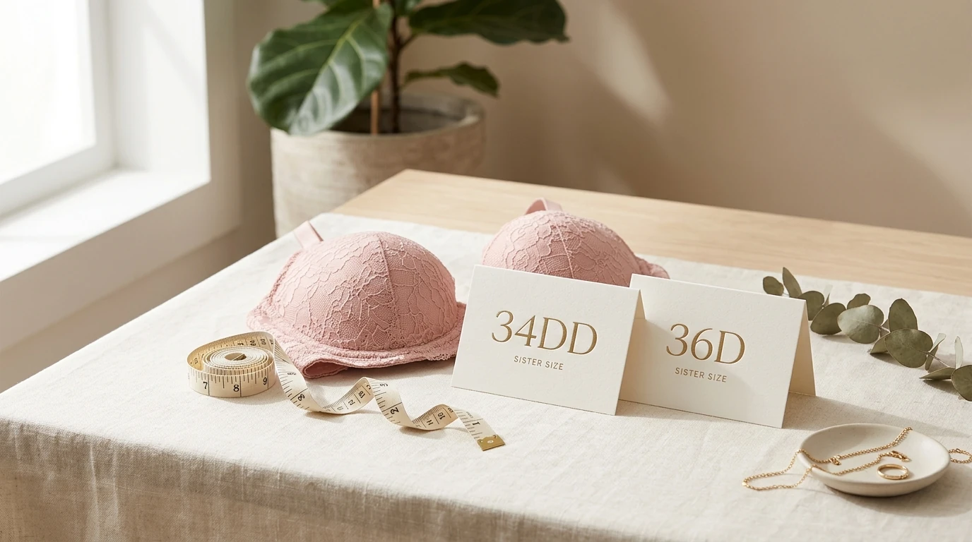 Is 34DD the Same as 36D? Sister Sizes Explained